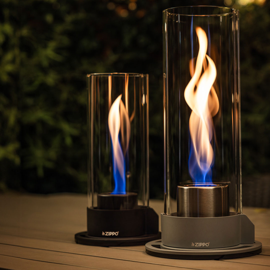 Zippo FlameScapes products in patio setting.
