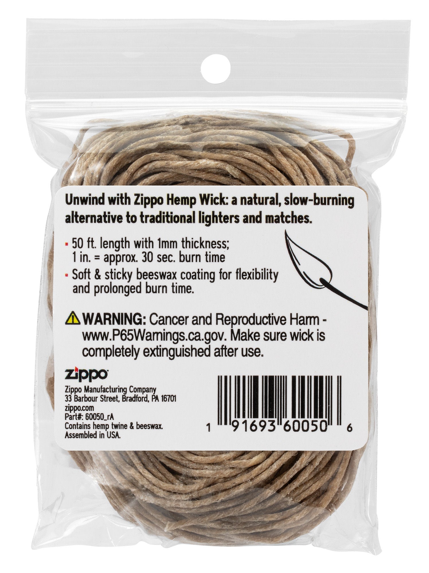 Hemp Wick