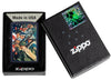Zippo Norman Rockwell To Make Men Free Navy Matte Windproof Lighter in its packaging.