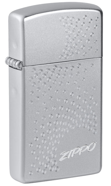 Slim® Zippo Dot Design Satin Chrome Windproof Lighter – Zippo USA