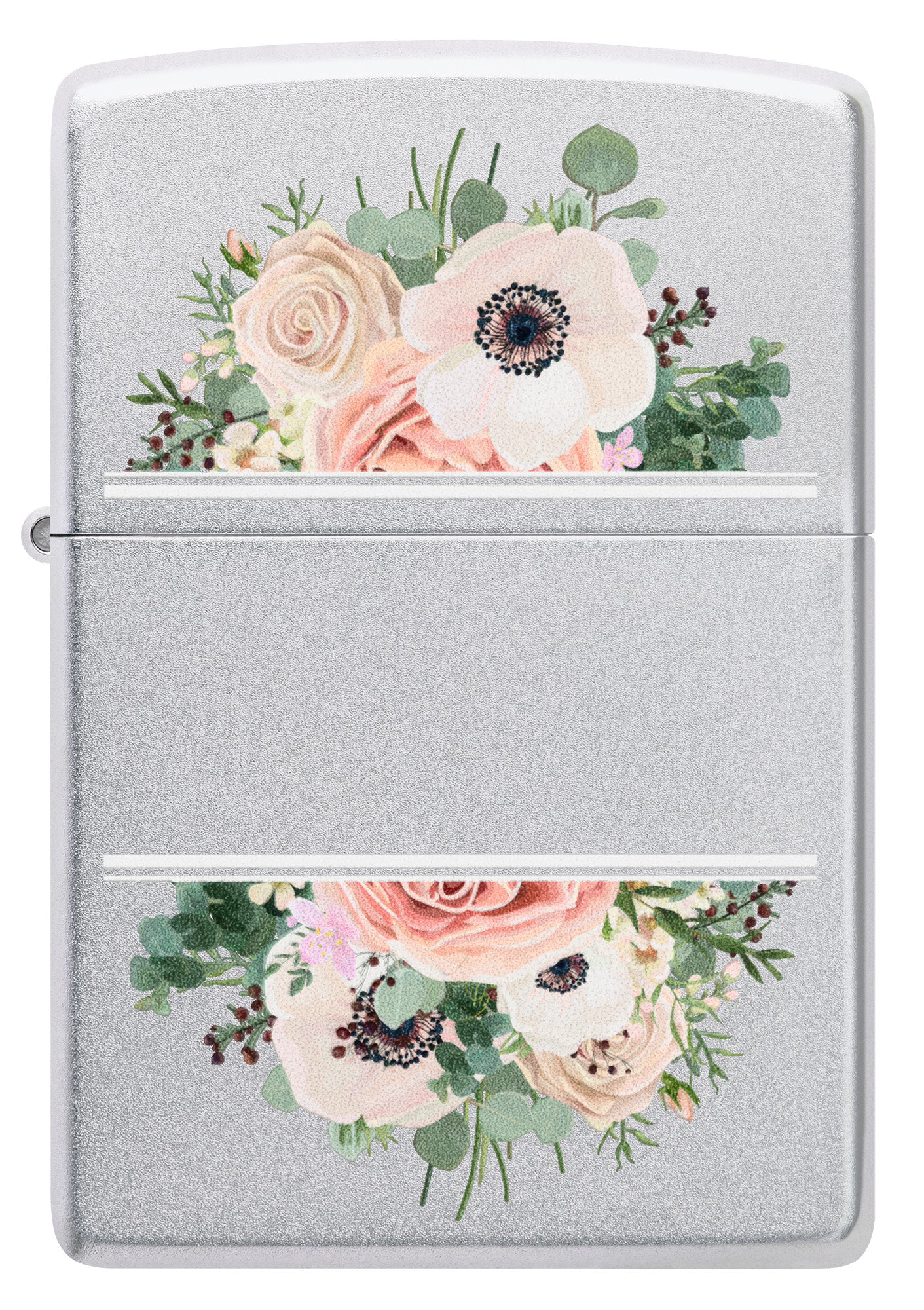 Front of Floral Lighter Windproof Lighter