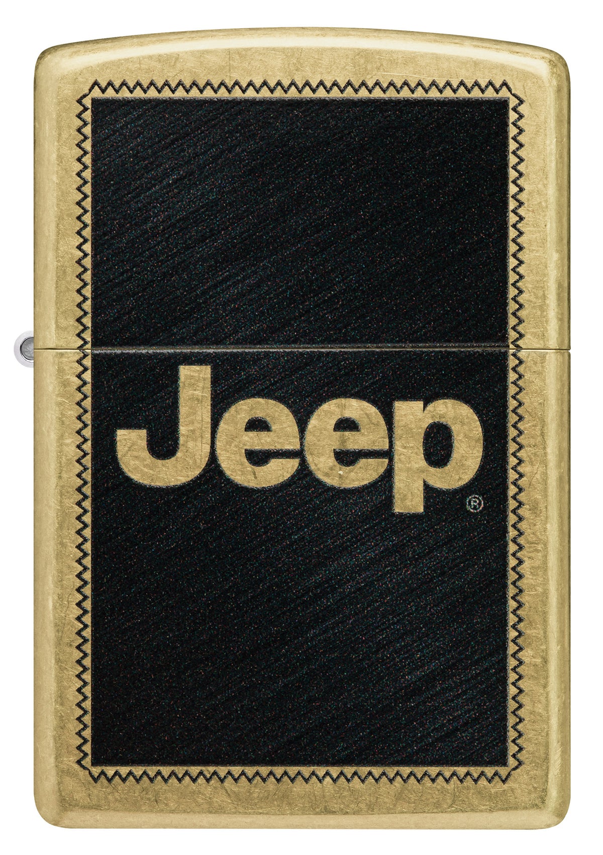 Zippo Jeep Stamp Design Regular Street Brass Windproof Lighter 