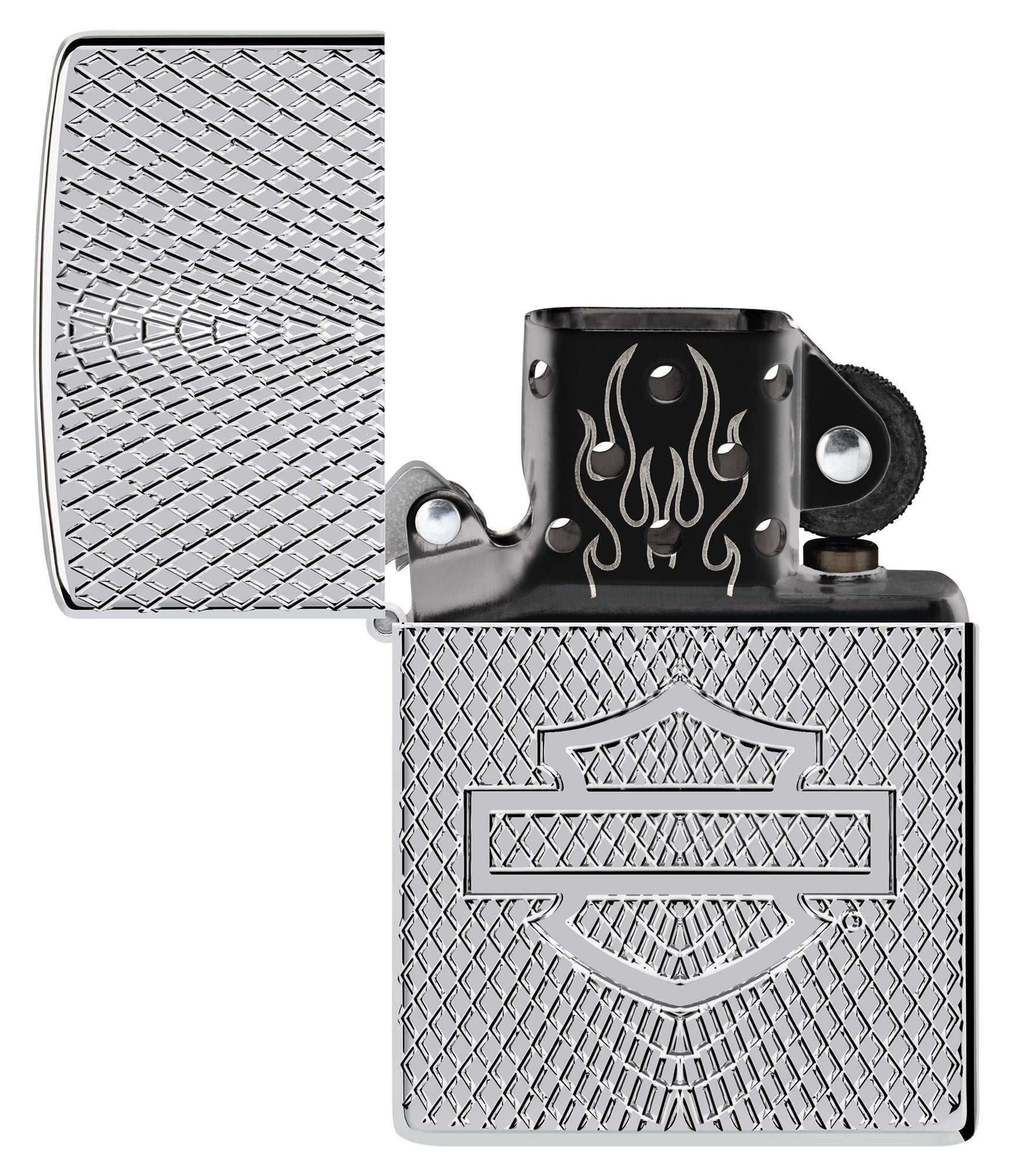 Zippo Harley-Davidson® Armor High Polish Chrome Windproof Lighter 