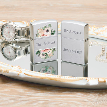 Lifestyle Image of Floral Lighter Windproof Lighter