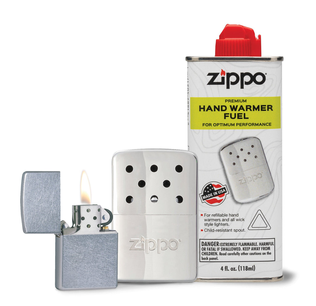 Zippo, 12-Hour Refillable Hand Warmer High Polish Chrome