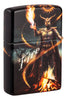Back shot of Anne Stokes Fire Element 540 Color Windproof Lighter standing at a 3/4 angle.