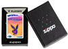 Zippo Playboy White Matte Windproof Lighter in its packaging.