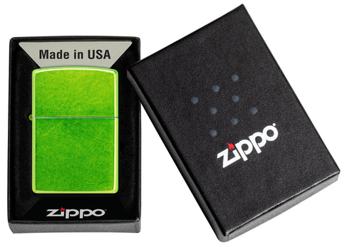 Zippo Classic Lurid Windproof Lighter in its packaging.