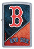 Front shot of MLB® Boston Red Sox™ Street Chrome™ Windproof Lighter.