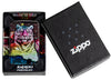 Zippo Tiger Glory 540 Tumbled Chrome Windproof Lighter in its packaging.