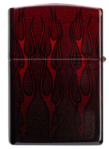Back view of Zippo Harley-DavidsonÂ® 540 Tumbled Brass Windproof Lighter.