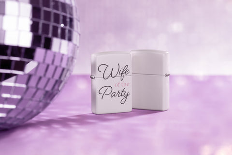 Lifestyle Image of Wife of the Party Windproof Lighter