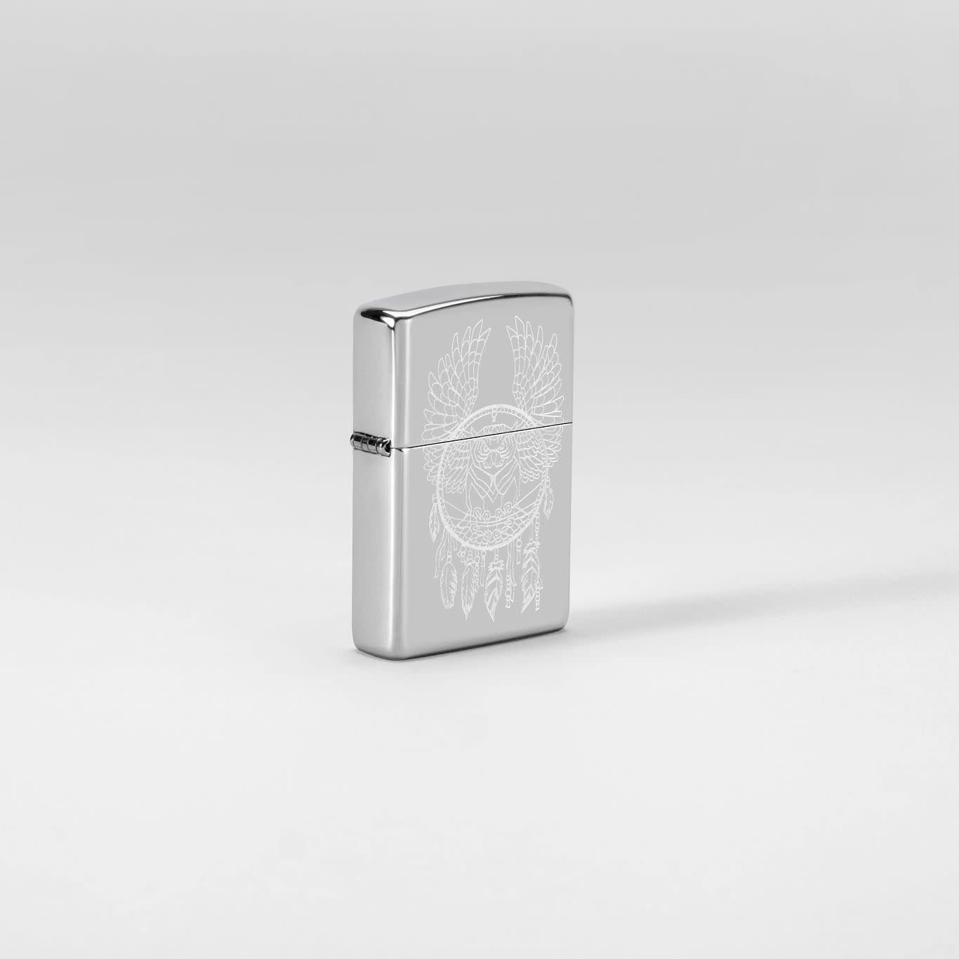 Zippo Dreamcatcher Design High Polish Chrome Windproof