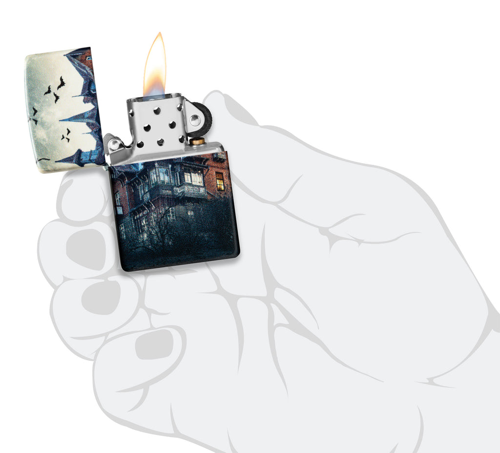 Zippo Horror House Glow in the Dark Matte Windproof Lighter Zippo USA