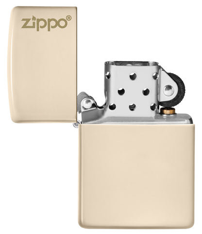 Classic Flat Sand Zippo Logo