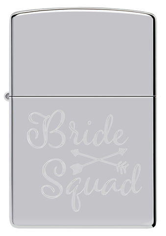 Front of Bridesquad Design Windproof Lighter