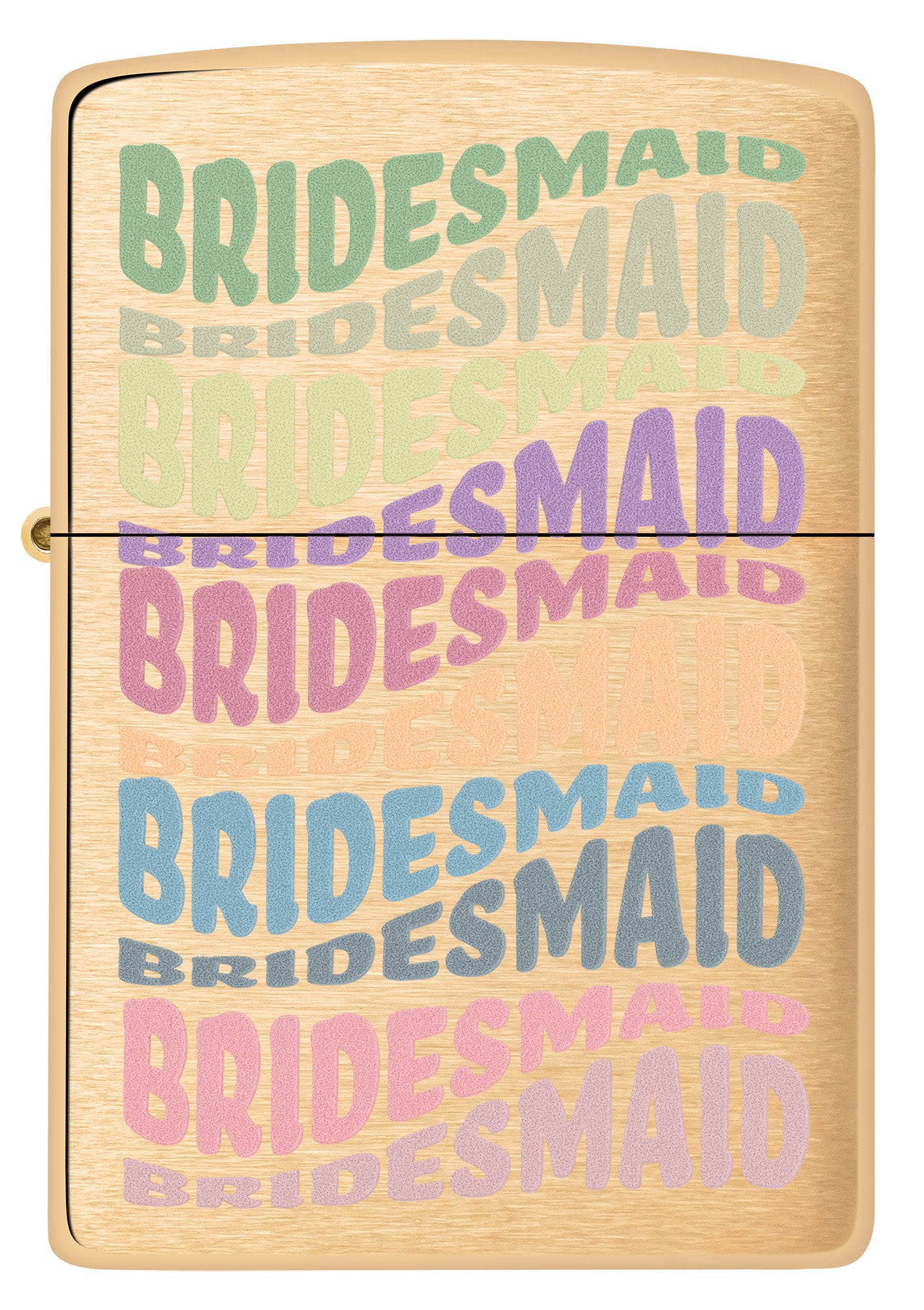 Front of Bridesmaid Design Windproof Lighter
