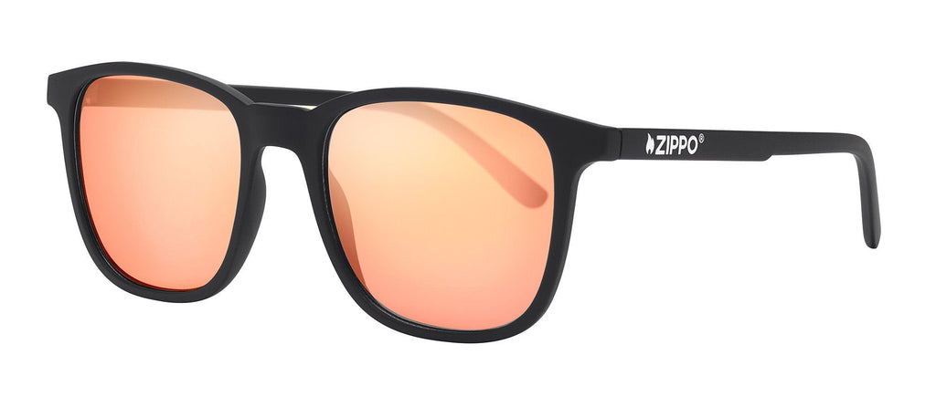 Front angled shot of Zippo Classic Sunglasses OB113 - Blue.