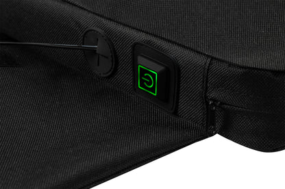 Cropped image of Zippo Heated Seat - Single showing the power button.