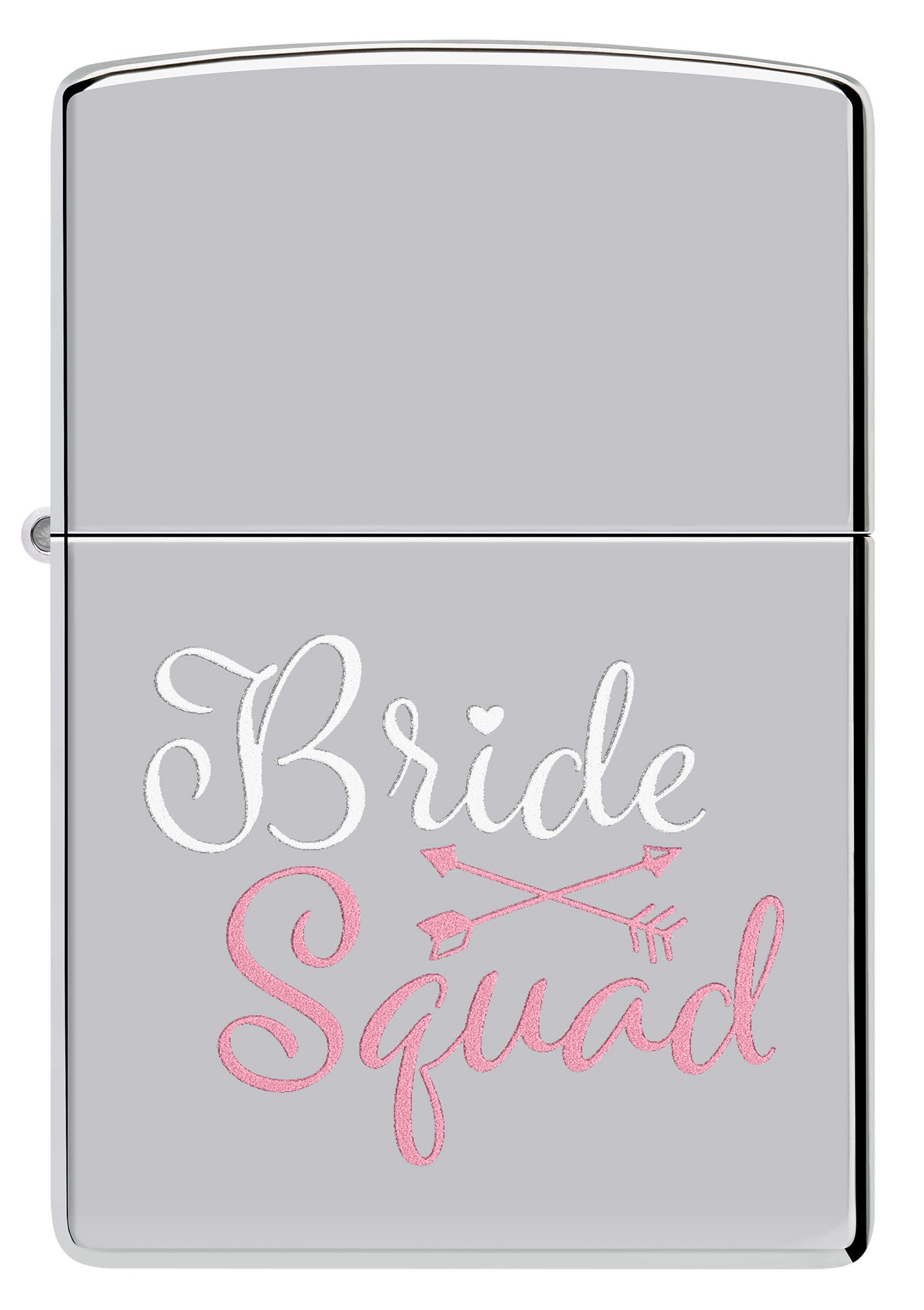 Front of Colorful Bridesquad Design Windproof Lighter
