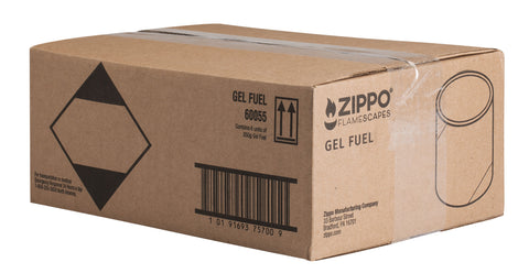 Image of the packaging the Zippo FlameScapes™ Gel Fuel comes in.