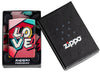 Zippo Love Design 540 Matte Windproof Lighter in its packaging.