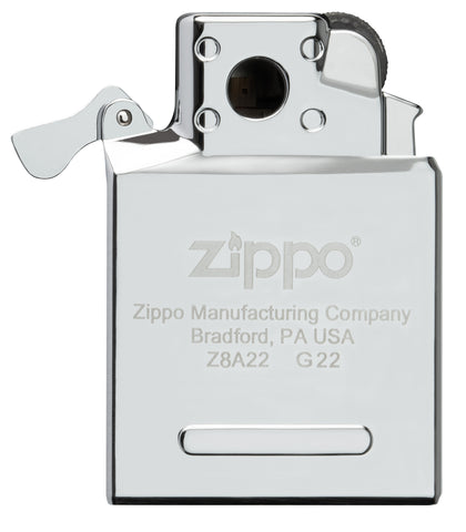 Front shot of Zippo Yellow Flame Pipe Lighter Insert.