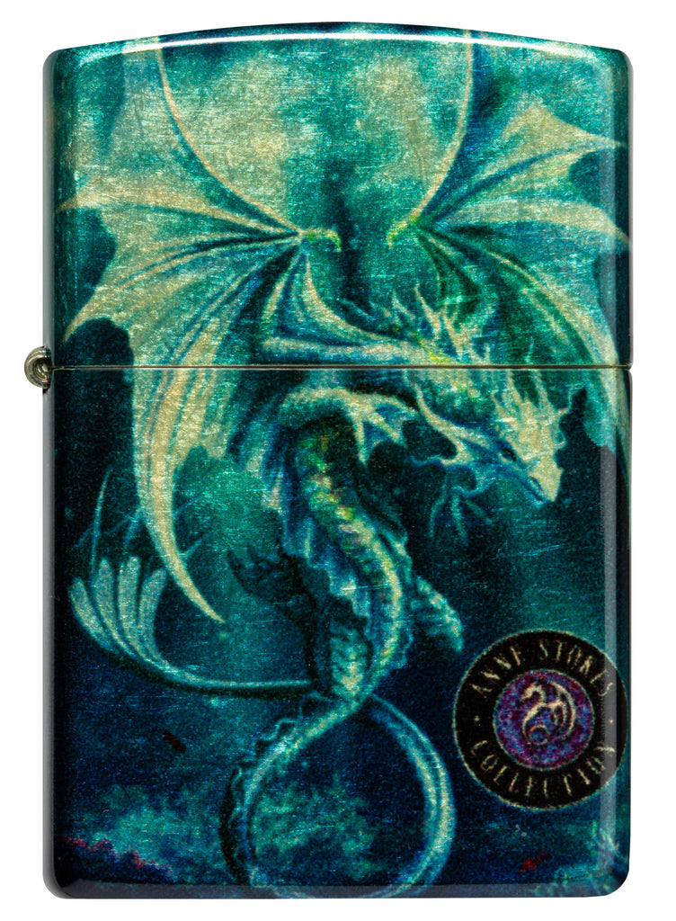 Zippo Accendino ANNE STOKES Wolf – Serie Artista – Accendino Antivento Con Disegno Lupo