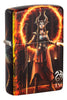 Front shot of Anne Stokes Fire Element 540 Color Windproof Lighter standing at a 3/4 angle.