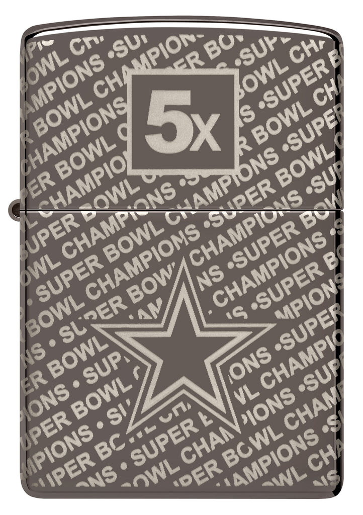 Zippo NFL Dallas Cowboys Super Bowl Commemorative Armor Black Ice