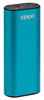 Blue HeatBank® 6 Rechargeable Hand Warmer standing at a slight angle