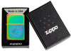Zippo Sun Design Multi-Color Windproof Lighter in its packaging.