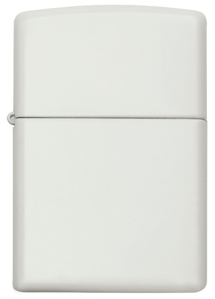 214, White Matte, Classic Case - Front View