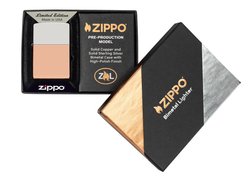 Zippo Bimetal (Copper Bottom) Windproof Lighter in its packaging.