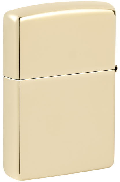 Zippo Classic Champagne Windproof Lighter in its packaging.