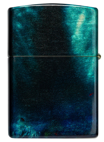 Back view of Zippo Anne Stokes Collection 540 Tumbled Brass Windproof Lighter.