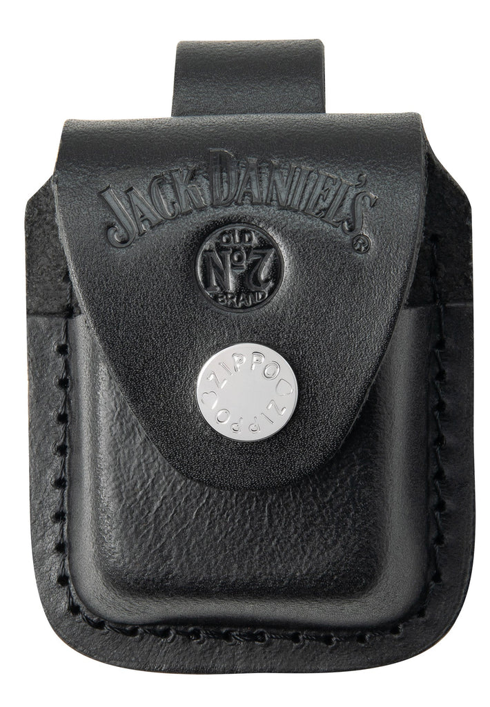 Front shot of Jack Daniels Lighter Pouch.