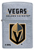 Front of NHL Vegas Golden Knights Street Chrome™ Windproof Lighter