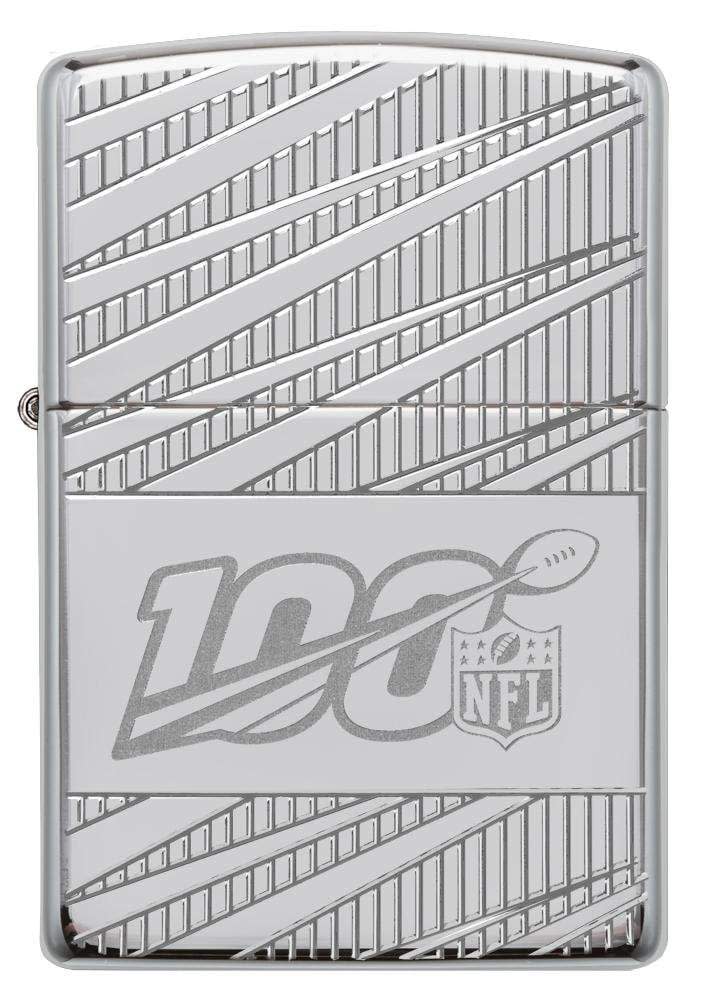 Front view of the NFL 100th Anniversary Lighter
