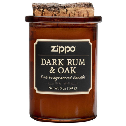 Front of Spirit Candle - Whiskey & Tobacco