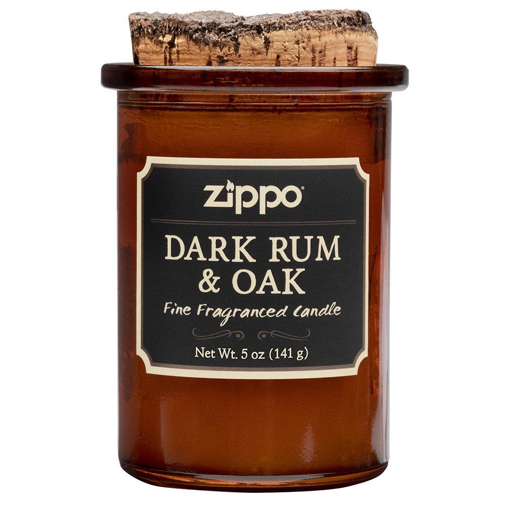 Front of Spirit Candle - Dark Rum & Oak