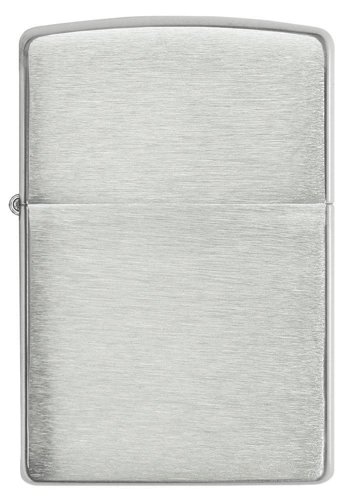 Brushed Sterling Silver Front View