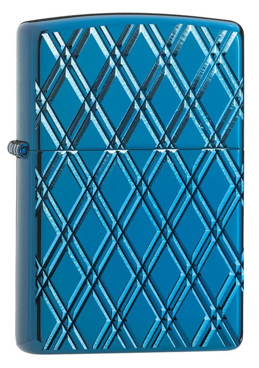 ArmorÂ® High Polish Blue Diamonds standing at a 3/4 angle