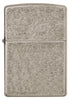 Front of Armor® Antique Silver Plate Windproof Lighter