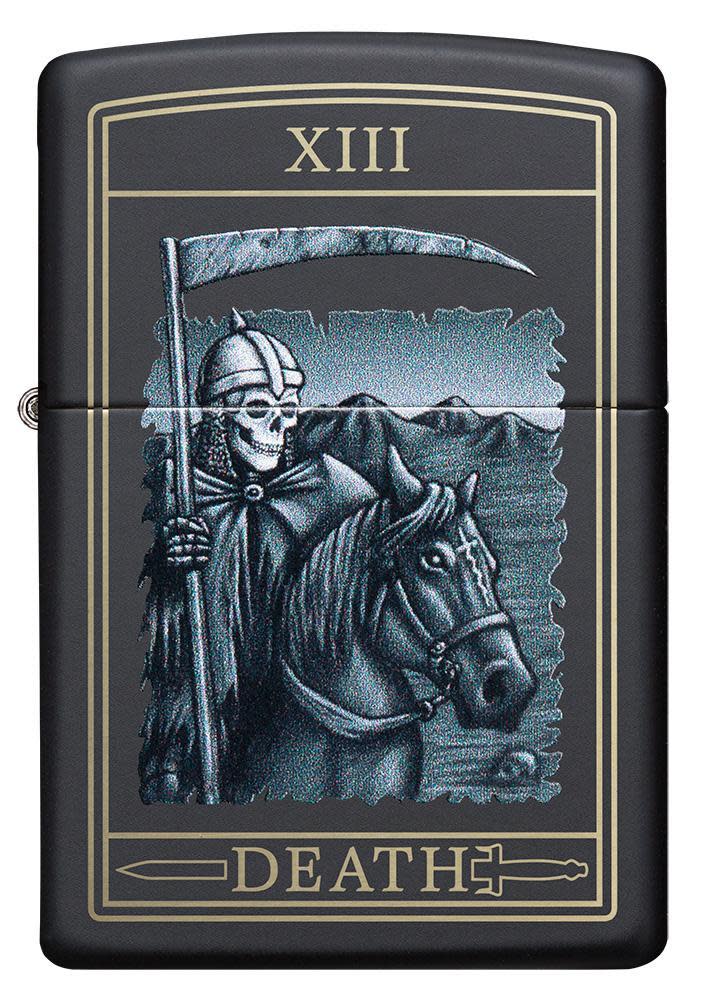 Front view of the Death Card Design Lighter