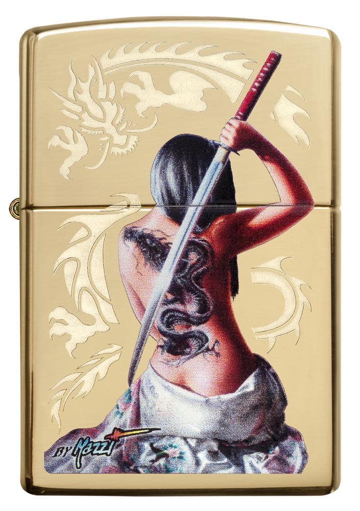 Mazzi Dragon Girl Windproof Lighter | Zippo USA