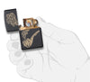 Pipe & Smoke Windproof Lighter lit in hand