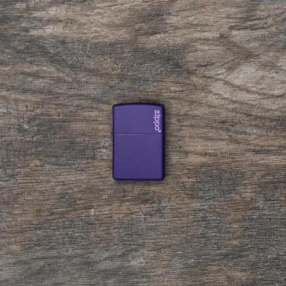 Classic Purple Matte Zippo Logo Windproof Lighter | Zippo USA