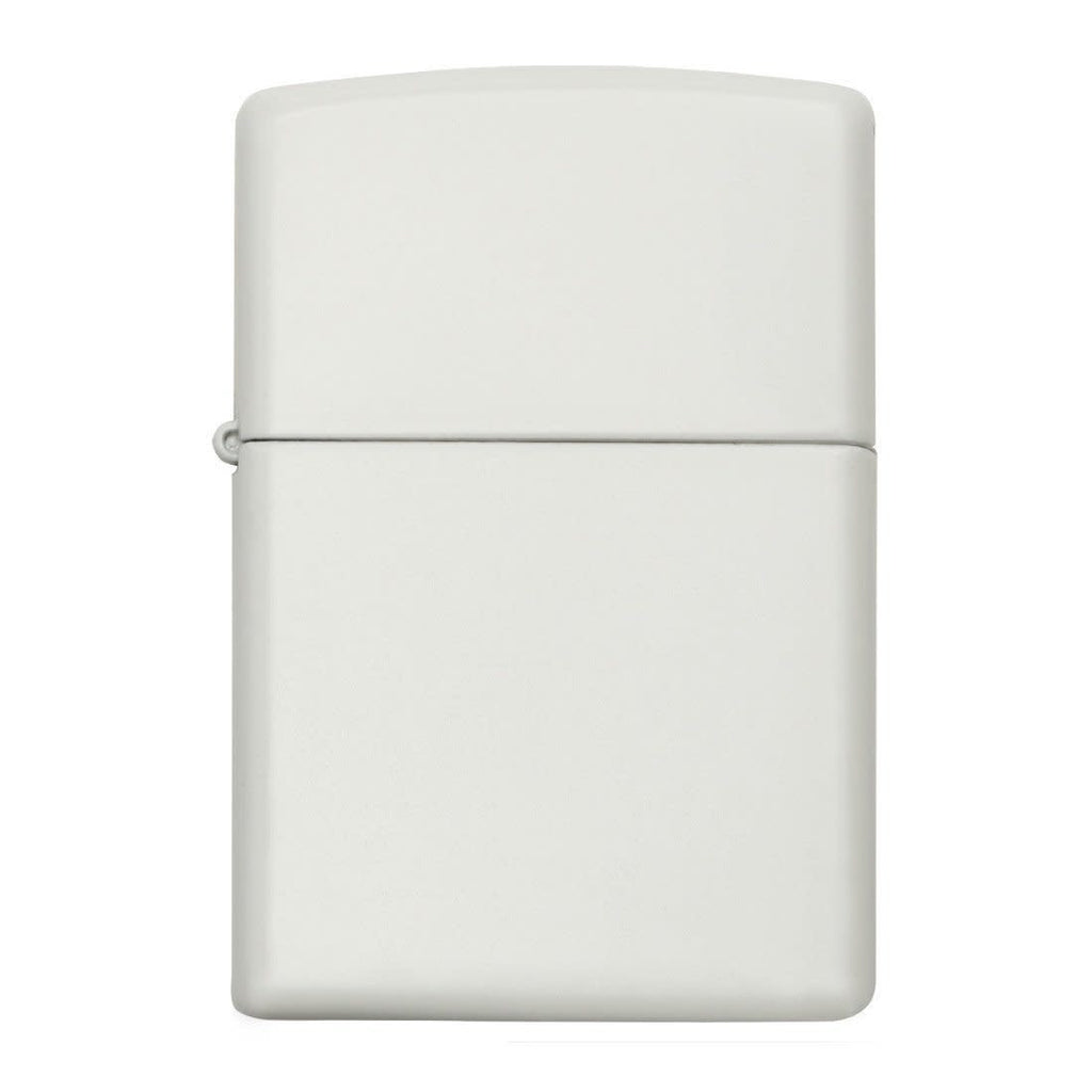 Zippo Lighter - Spazuk Gas Mask - White Matte - Riley's 66 LLC