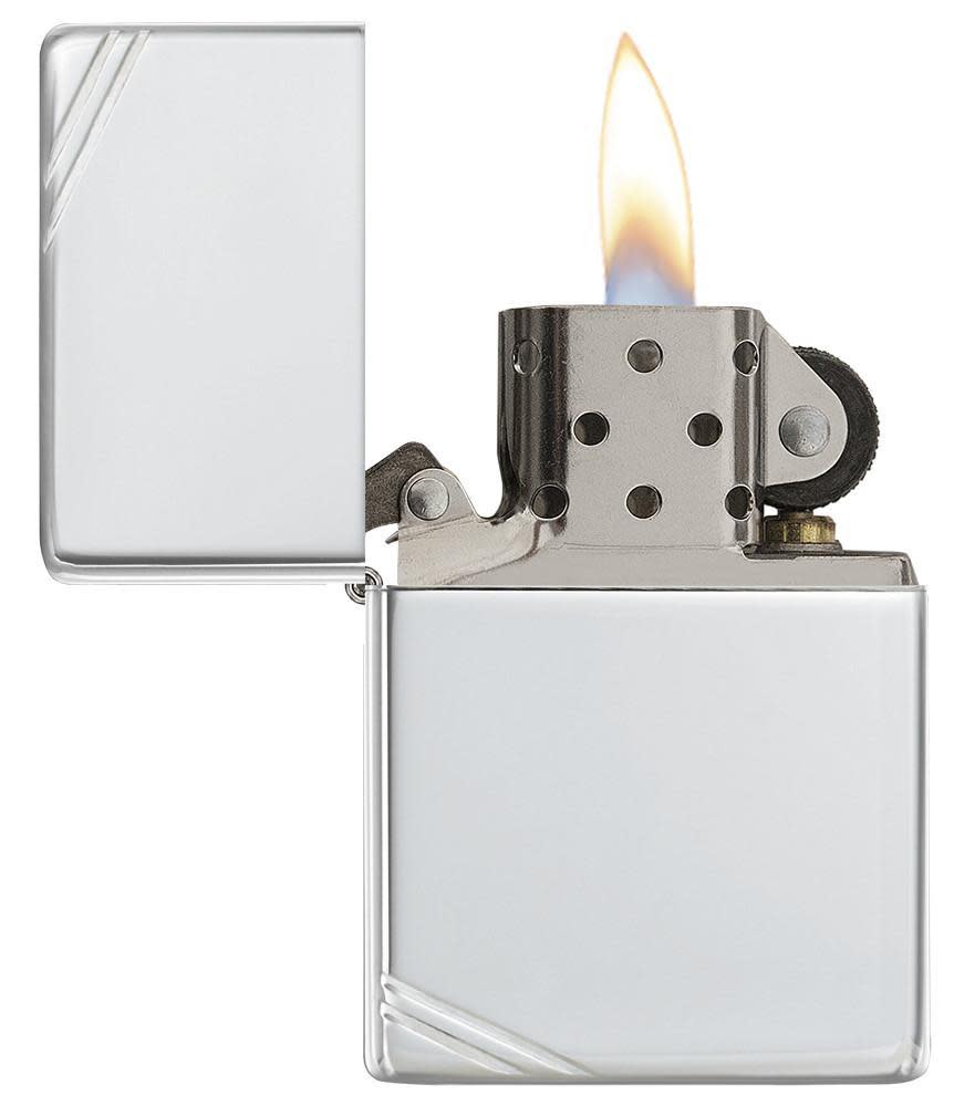 Sterling Silver Vintage with Slashes | Zippo USA